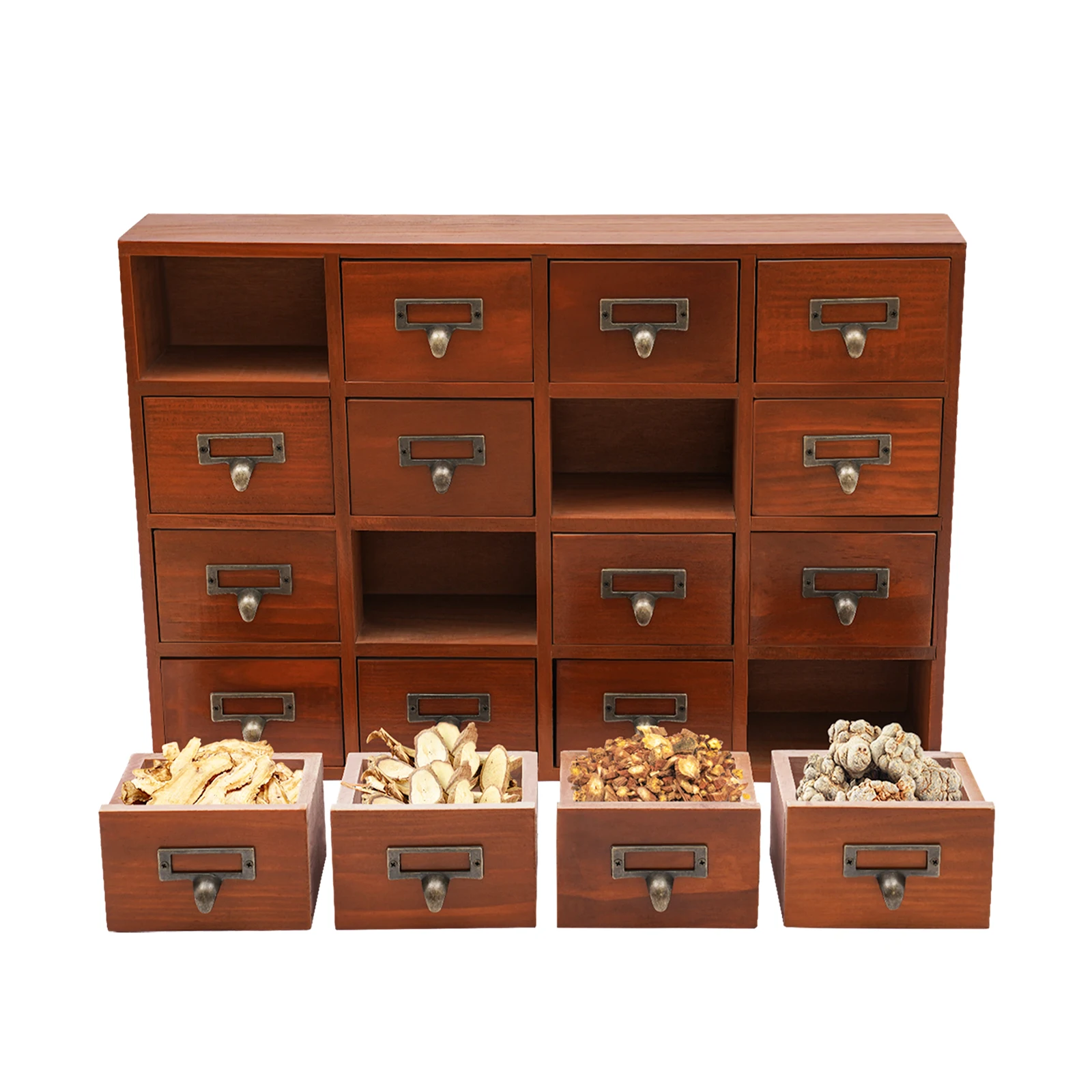 Vintage-Style Apothecary Cabinet for Desk, 16-Drawer Storage Unit with Smooth Surface, Ideal for Organizing Office Supplies,
Vintage-Style Apothecary Cabinet for Desk, 16-Drawer Storage Unit with Smooth Surface, Ideal for Organizing Office Supplies,