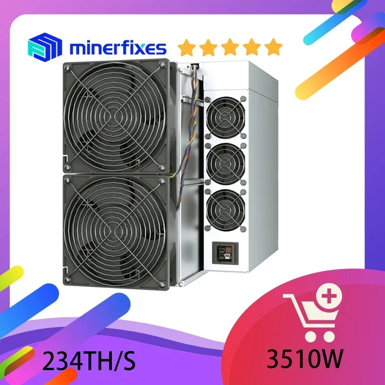 Bitmain Antminer Asic BTC Miner Antminer S21 Pro 234TH/s 3550W With PSU Best Bitcoin Miner Than Antminer S19 Pro WhatsMiner M50
Bitmain Antminer Asic BTC Miner Antminer S21 Pro 234TH/s 3550W With PSU Best Bitcoin Miner Than Antminer S19 Pro WhatsMiner M50