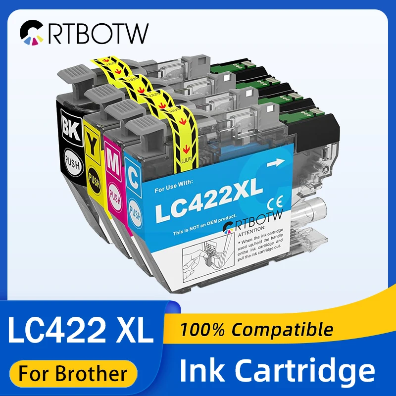 LC422 LC422XL LC 422 XL Ink Cartridge Compatible For Brother MFC-J5340DW MFC-J5345DW MFC-J5740DW MFC-J6540DW 6940 Printer
LC422 LC422XL LC 422 XL Ink Cartridge Compatible For Brother MFC-J5340DW MFC-J5345DW MFC-J5740DW MFC-J6540DW 6940 Printer