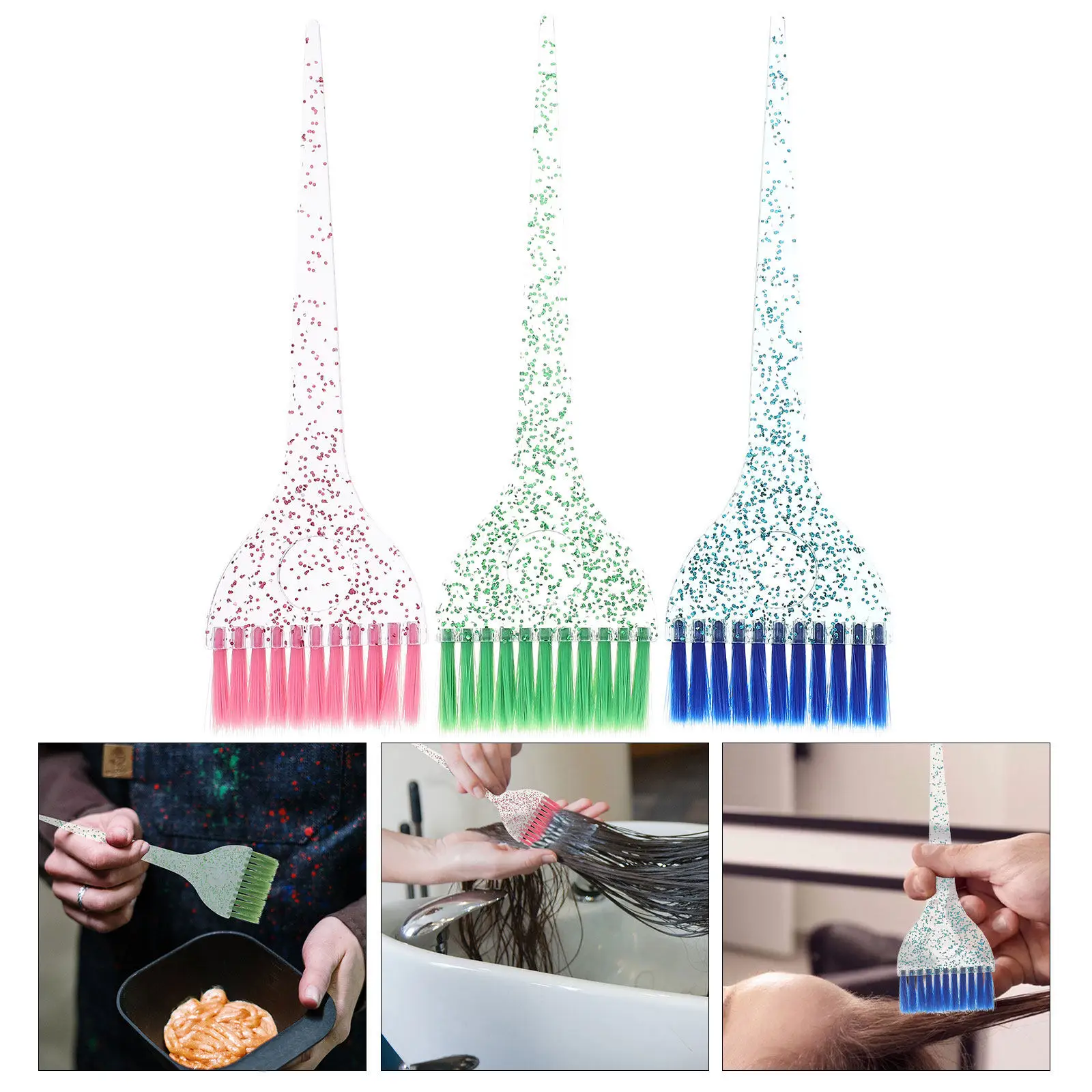 Набор из 3-х расчесок для мелирования с равномерно расположенными зубцами, прочные, моющиеся, для салонов красоты, инструмент для окрашивания волос
Набор из 3-х расчесок для мелирования с равномерно расположенными зубцами, прочные, моющиеся, для салонов красоты, инструмент для окрашивания волос