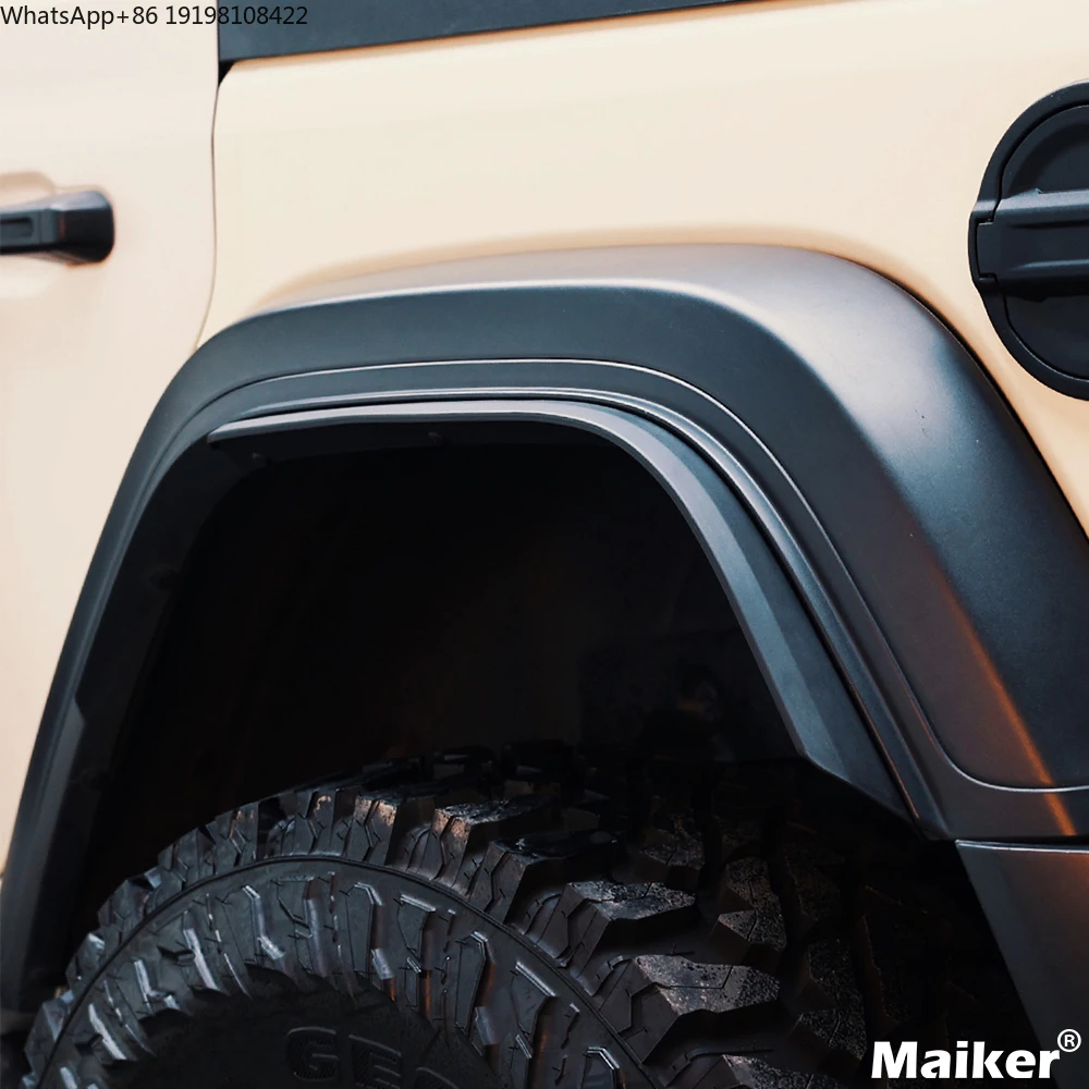 Maiker Extension Fender Trim for Jeep Wrangler JL Low Mount Fender Cover Large-size Tires Mud Guard Fender Flare Accessories
Maiker Extension Fender Trim for Jeep Wrangler JL Low Mount Fender Cover Large-size Tires Mud Guard Fender Flare Accessories