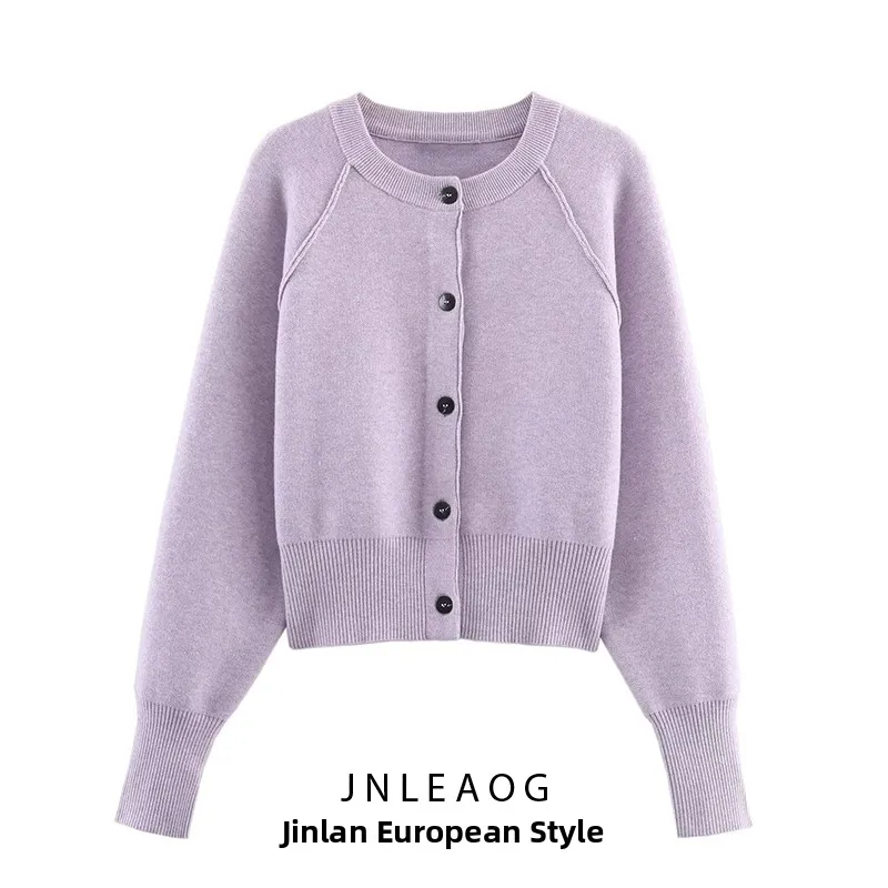 Faionable ort Knitted Jaet Women's Autumn New Sle JNLEAOG Polyester Fiber Long Sve Open Cardigan Sle Ladies Coat
Faionable ort Knitted Jaet Women's Autumn New Sle JNLEAOG Polyester Fiber Long Sve Open Cardigan Sle Ladies Coat