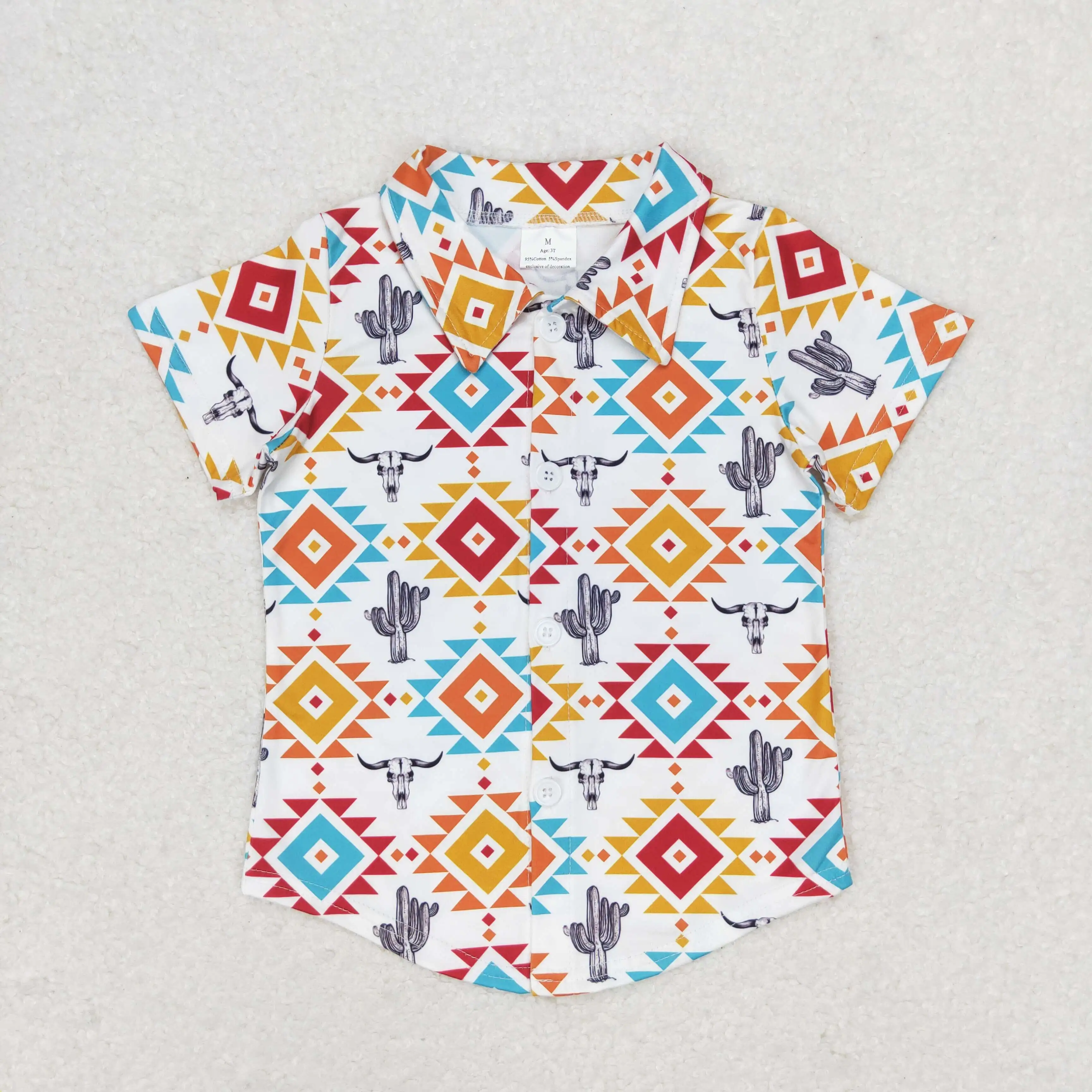 z917-04 BT0550 Wholesale baby boys clothes Alpine Cactus Geometric Button Short sleeve top Toddler Summer Boutique boys Shirt
z917-04 BT0550 Wholesale baby boys clothes Alpine Cactus Geometric Button Short sleeve top Toddler Summer Boutique boys Shirt