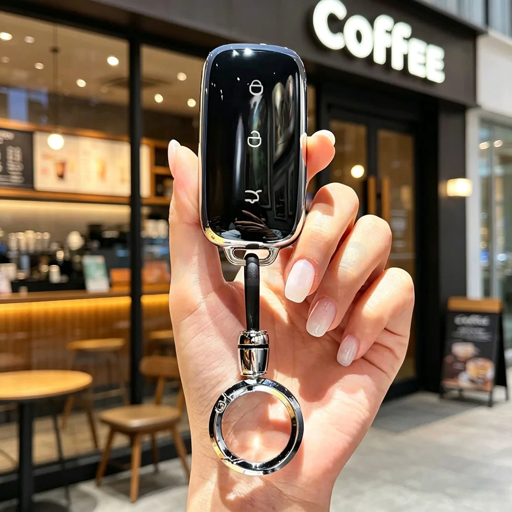 TPU Car Key Case Cover Shell Fob for Geely Galaxy EX5 E5 EMI Proton E.MAS 7 5 E8 Starry 8 Cityray L6 L7 Keychain Accessories
TPU Car Key Case Cover Shell Fob for Geely Galaxy EX5 E5 EMI Proton E.MAS 7 5 E8 Starry 8 Cityray L6 L7 Keychain Accessories