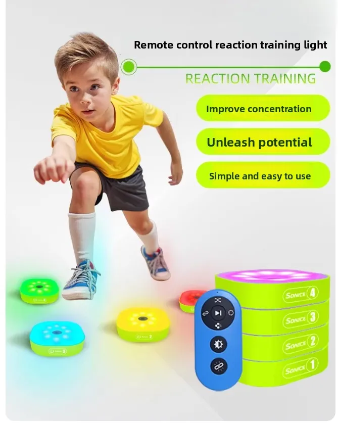 Agility Reaction Training Light, Football And Basketball Training Aid
Agility Reaction Training Light, Football And Basketball Training Aid