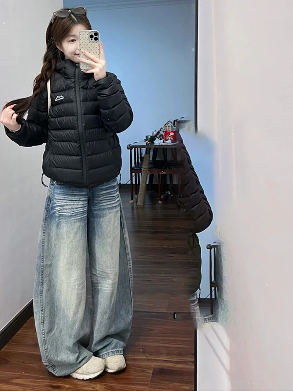 American Sle Retro Low Waist Loose Straight Leg Wide Leg Jeans Women's Autumn Winter New Sle Knife Pants
American Sle Retro Low Waist Loose Straight Leg Wide Leg Jeans Women's Autumn Winter New Sle Knife Pants