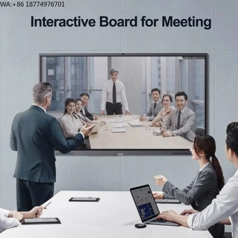 ODM 4k Android Ops Interactive Display Smart Board 75 Inch Touch Screen Monitor Interactive Whiteboard