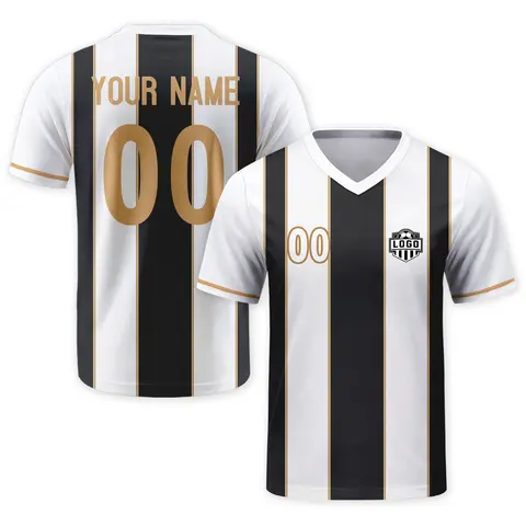 Custom Soccer Jersey with Name Number Logo Personalized Football Team Shirt Training Tee for Adult Kids Game Day