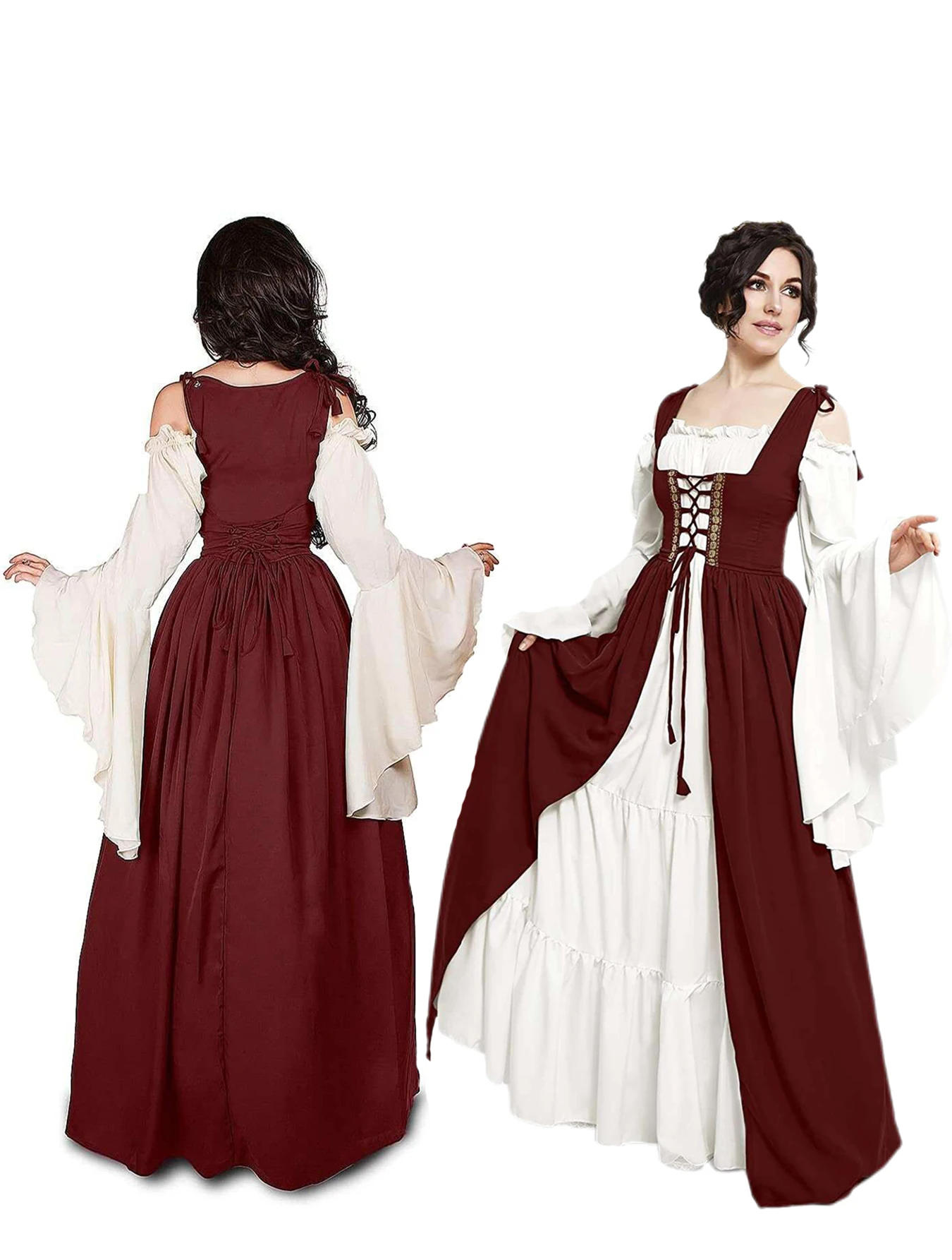 Abaowedding Womens's Medieval Renaissance Costume Cosplay Over Dress
Abaowedding Womens's Medieval Renaissance Costume Cosplay Over Dress
