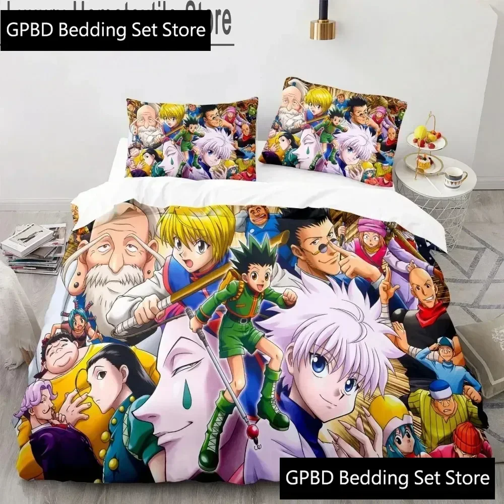3d Hunter X Hunter Bedding Set Twin Full Queen Size Anime Bed Set Children Kids Duvet Cover Bedroom Home Decor
3d Hunter X Hunter Bedding Set Twin Full Queen Size Anime Bed Set Children Kids Duvet Cover Bedroom Home Decor