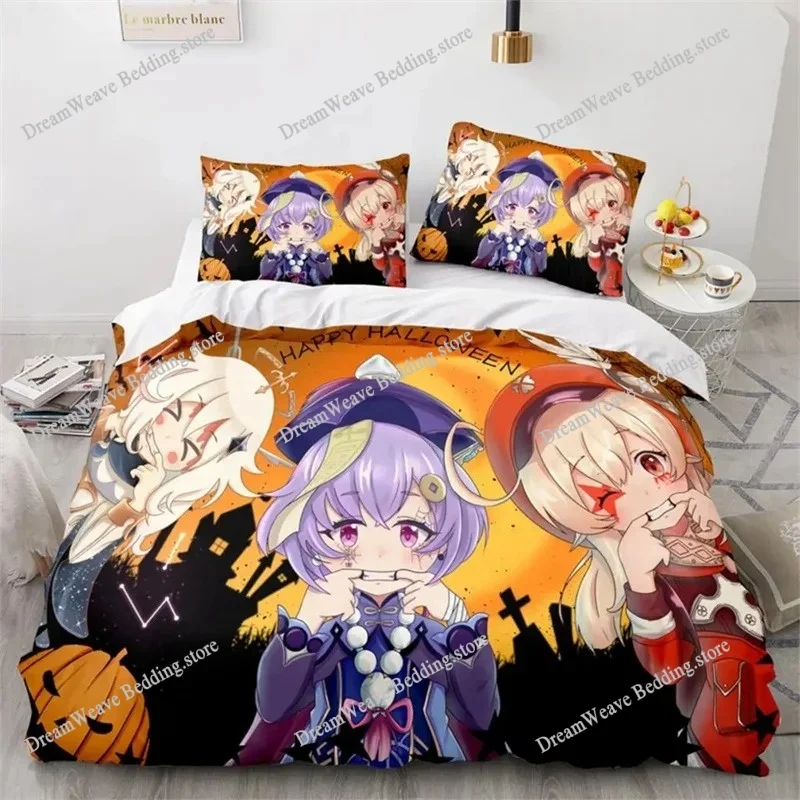 Anime Genshin Impact Xiao SUCROSE Qiqi Duvet Cover Cartoon Bedding Sets Bed Set Quilt Comforter Covers Home Textiles
Anime Genshin Impact Xiao SUCROSE Qiqi Duvet Cover Cartoon Bedding Sets Bed Set Quilt Comforter Covers Home Textiles