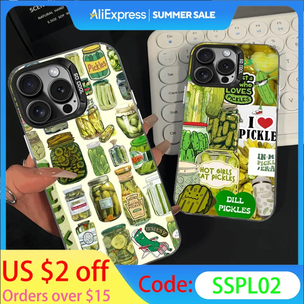 Pickles Canned Phone Case For iPhone 16,15,14,13,12,11,Pro,Max,Plus,Mini,XS,SE Anti Fall Black Matte Hard Bumper
Pickles Canned Phone Case For iPhone 16,15,14,13,12,11,Pro,Max,Plus,Mini,XS,SE Anti Fall Black Matte Hard Bumper