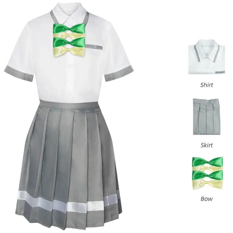 Anna Yanami Chika Komari Lime Yakishio Cosplay Costume Anime Many Losing Heroes JK Uniform Skirt Halloween for Women
Anna Yanami Chika Komari Lime Yakishio Cosplay Costume Anime Many Losing Heroes JK Uniform Skirt Halloween for Women