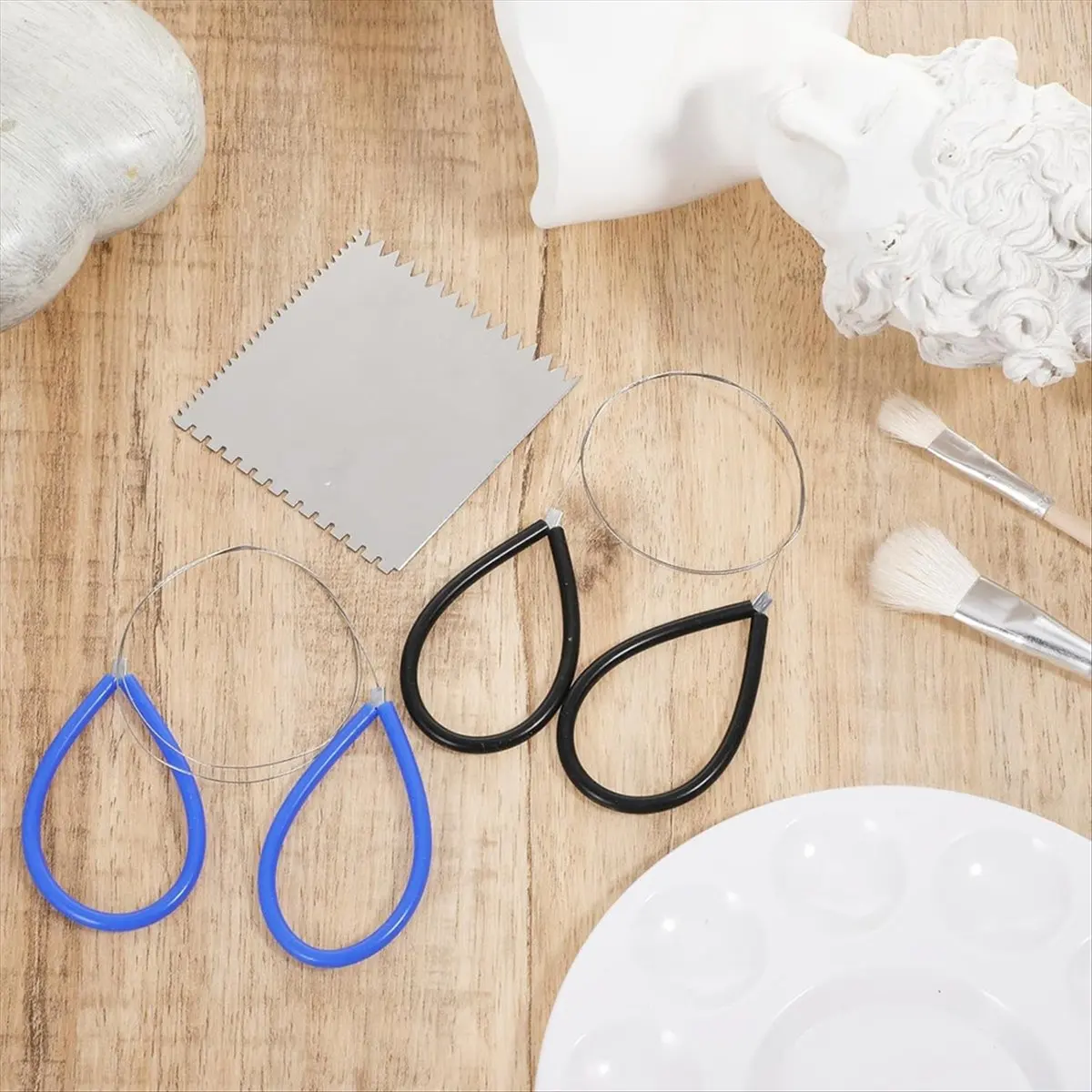 3 шт., резак для керамической проволоки, инструменты для резки глины, инструменты для обрезки керамики, инструменты для проволоки для глиняного художника, скульптурирования теста
3 шт., резак для керамической проволоки, инструменты для резки глины, инструменты для обрезки керамики, инструменты для проволоки для глиняного художника, скульптурирования теста