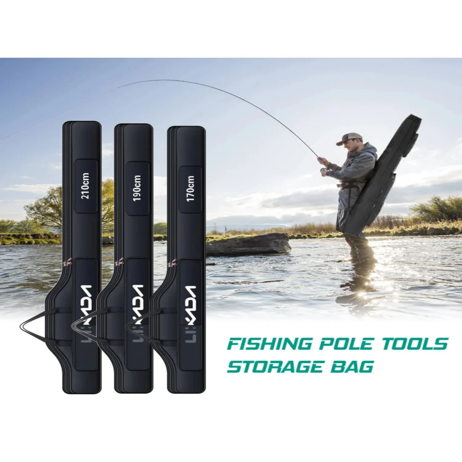 210cm Fishing Portable Folding Fishing Rod Reel Fishing Pole Gear Tackle Tool Carry Organizer Pinzas de pesca Red de pesca
210cm Fishing Portable Folding Fishing Rod Reel Fishing Pole Gear Tackle Tool Carry Organizer Pinzas de pesca Red de pesca