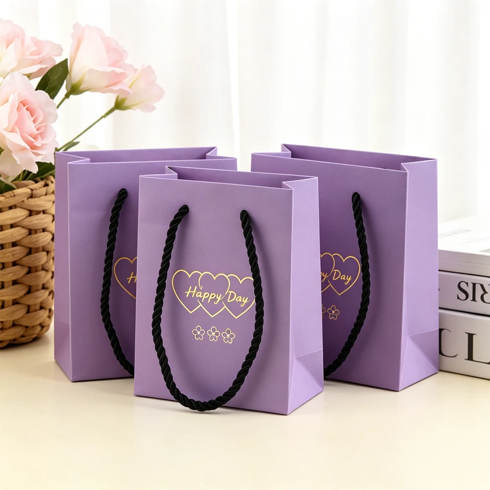 Wholesale Mini Paper Gift Jewelry Bags Earrings Rings Packaging Personal Logo Customize Purple Jewelry Paper Bags for Business
Wholesale Mini Paper Gift Jewelry Bags Earrings Rings Packaging Personal Logo Customize Purple Jewelry Paper Bags for Business