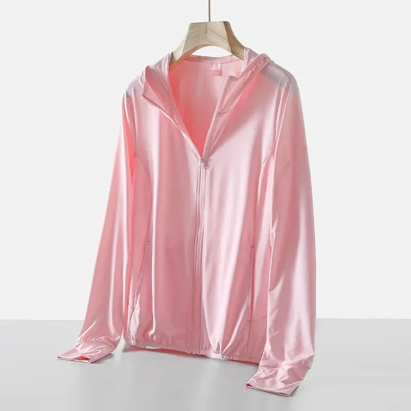New Women Elastic Ice Silk Protection Clothing Tops Coat Female Summer Ultraviolet-proof Thin Quick Drying Sun Protection Jacket
New Women Elastic Ice Silk Protection Clothing Tops Coat Female Summer Ultraviolet-proof Thin Quick Drying Sun Protection Jacket