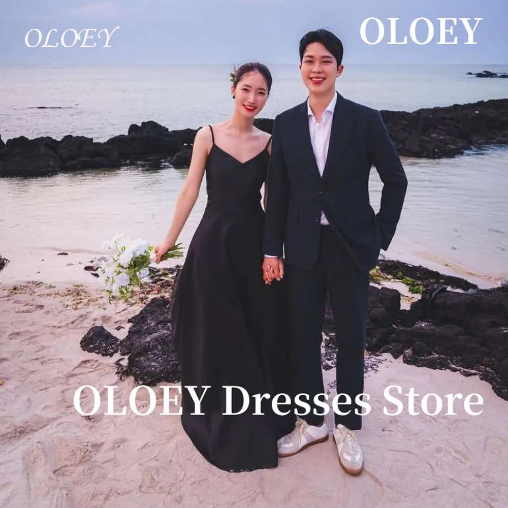 OLOEY Simple Black Evening Dresses Beach Korea Photo shoot Matte Satin Floor Length Formal Party Customized Plus Size Wedding
OLOEY Simple Black Evening Dresses Beach Korea Photo shoot Matte Satin Floor Length Formal Party Customized Plus Size Wedding
