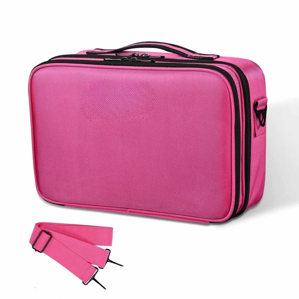 2-Tier Portable Cosmetic Bag,Customizable Storage & Brush Holders Ideal for Travel & Pros,2-Tier Portable Cosmetic Bag
2-Tier Portable Cosmetic Bag,Customizable Storage & Brush Holders Ideal for Travel & Pros,2-Tier Portable Cosmetic Bag