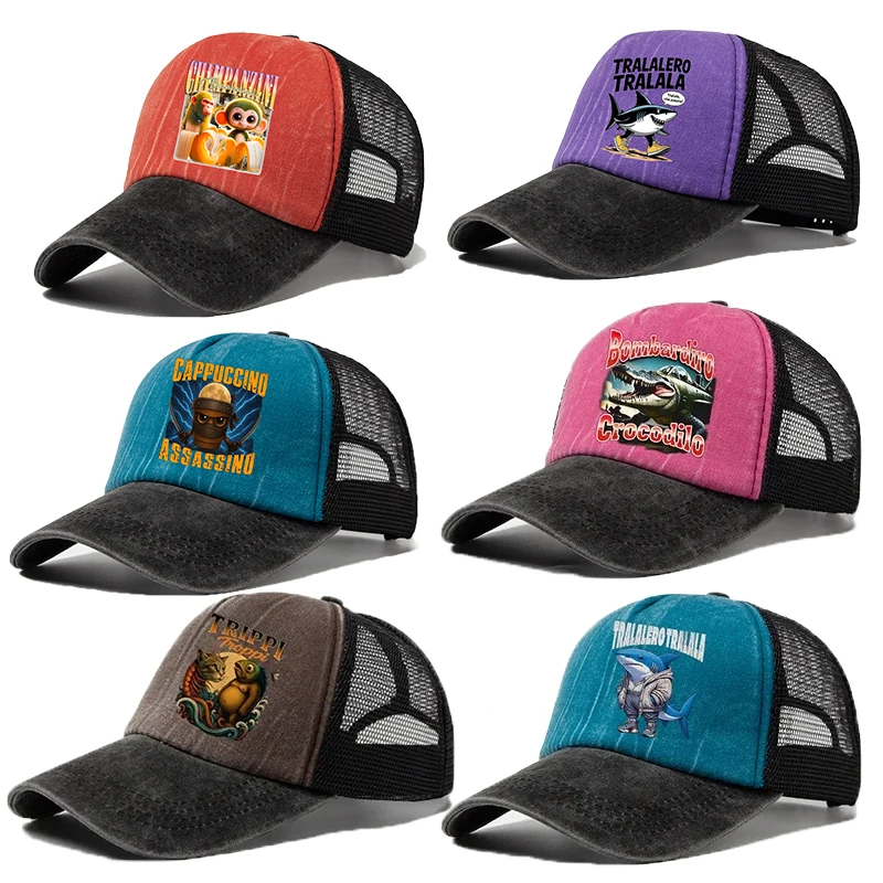 Tung Tung Tung Sahur Color Block Baseball Cap Boy Girl Cartoon Anime Print Peaked Caps Fashion Outdoor Mesh Hats Summer Sunhat
Tung Tung Tung Sahur Color Block Baseball Cap Boy Girl Cartoon Anime Print Peaked Caps Fashion Outdoor Mesh Hats Summer Sunhat