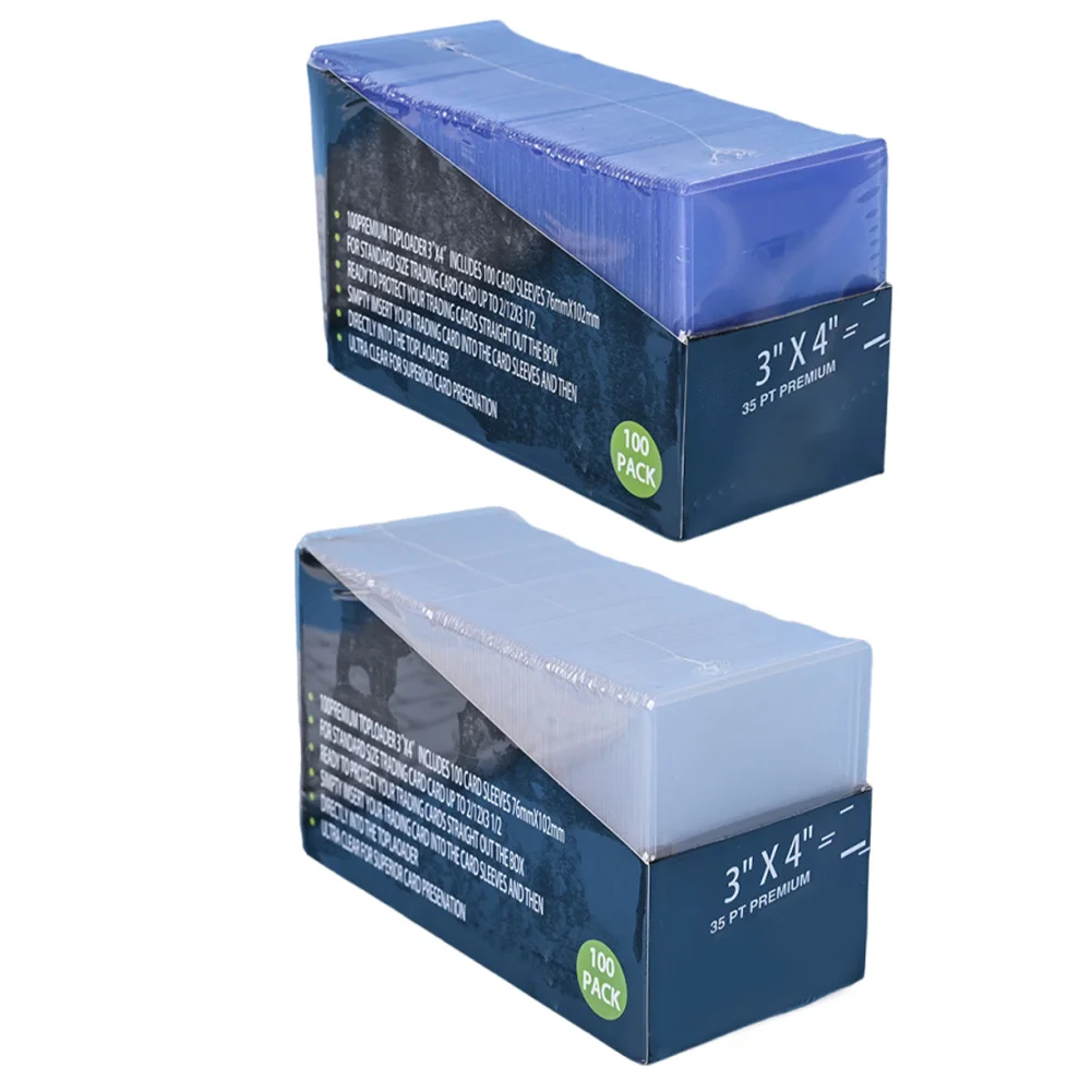 100PCS 3 In X 4 In Baseball Card Protector 35 PT Toploads for Cards Card Sleeve Protector for Sports Cards Trading Cards
100PCS 3 In X 4 In Baseball Card Protector 35 PT Toploads for Cards Card Sleeve Protector for Sports Cards Trading Cards