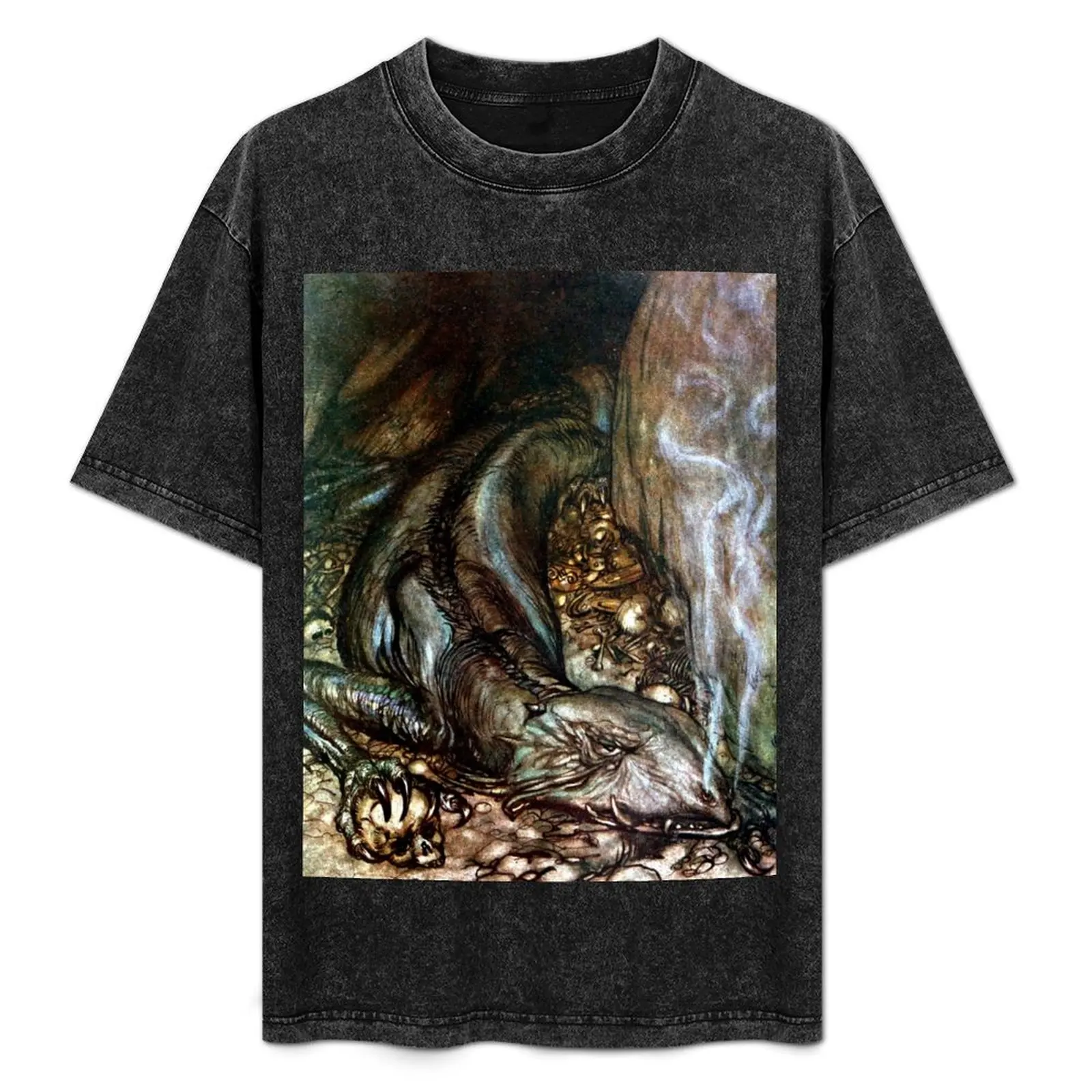 Fafnir the Dragon - Arthur Rackham - Siegfried and the Twilight of the Gods T-Shirt summer top for a boy funny t shirts men
Fafnir the Dragon - Arthur Rackham - Siegfried and the Twilight of the Gods T-Shirt summer top for a boy funny t shirts men