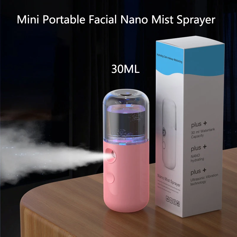 Portable Facial Nano Spray Face Moisturizing Hydrating Cool Spray 30ML Mist Sprayer Facial Mister Steamer for Skin Care, Makeup
Portable Facial Nano Spray Face Moisturizing Hydrating Cool Spray 30ML Mist Sprayer Facial Mister Steamer for Skin Care, Makeup