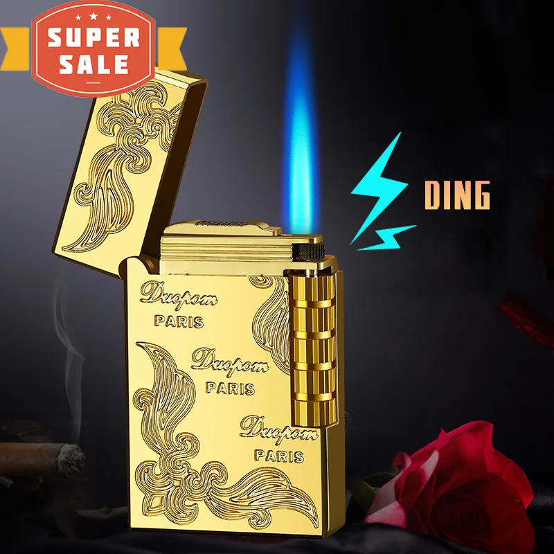 New Square Metal Side Slip Mini Gas Lighter Outdoor Windproof Flint Cigarette Lighter Smoking Accessories Gadgets Gifts For Men
New Square Metal Side Slip Mini Gas Lighter Outdoor Windproof Flint Cigarette Lighter Smoking Accessories Gadgets Gifts For Men
