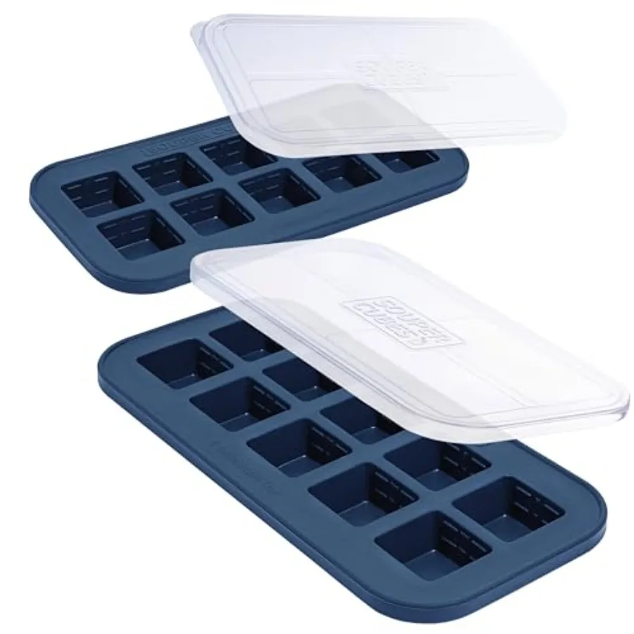 2 Tbsp. Silicone Freezer Molds - Perfect for Storing Garlic, Herbs, Ginger, Pesto, Tomato Paste, Lemon Juice, Purees and More -
2 Tbsp. Silicone Freezer Molds - Perfect for Storing Garlic, Herbs, Ginger, Pesto, Tomato Paste, Lemon Juice, Purees and More -