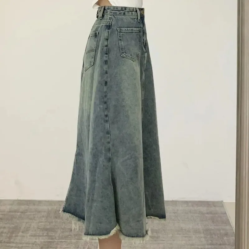 This Year's Popular Fishtail Skirt Denim 2025 New Long Summer High Waist Retro Skirt Tide
This Year's Popular Fishtail Skirt Denim 2025 New Long Summer High Waist Retro Skirt Tide