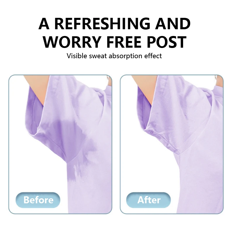 Summer Invisible Underarm Sweat Patches Built-in Absorbent Cotton Thin Traceless Transparent Armpit Sweat Stop Pads For Clothes
Summer Invisible Underarm Sweat Patches Built-in Absorbent Cotton Thin Traceless Transparent Armpit Sweat Stop Pads For Clothes