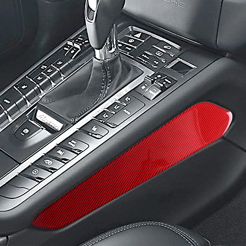 Suitable for Porsche MACAN 2014-2021 Maca interior modified red carbon fiber gear side sticker
Suitable for Porsche MACAN 2014-2021 Maca interior modified red carbon fiber gear side sticker