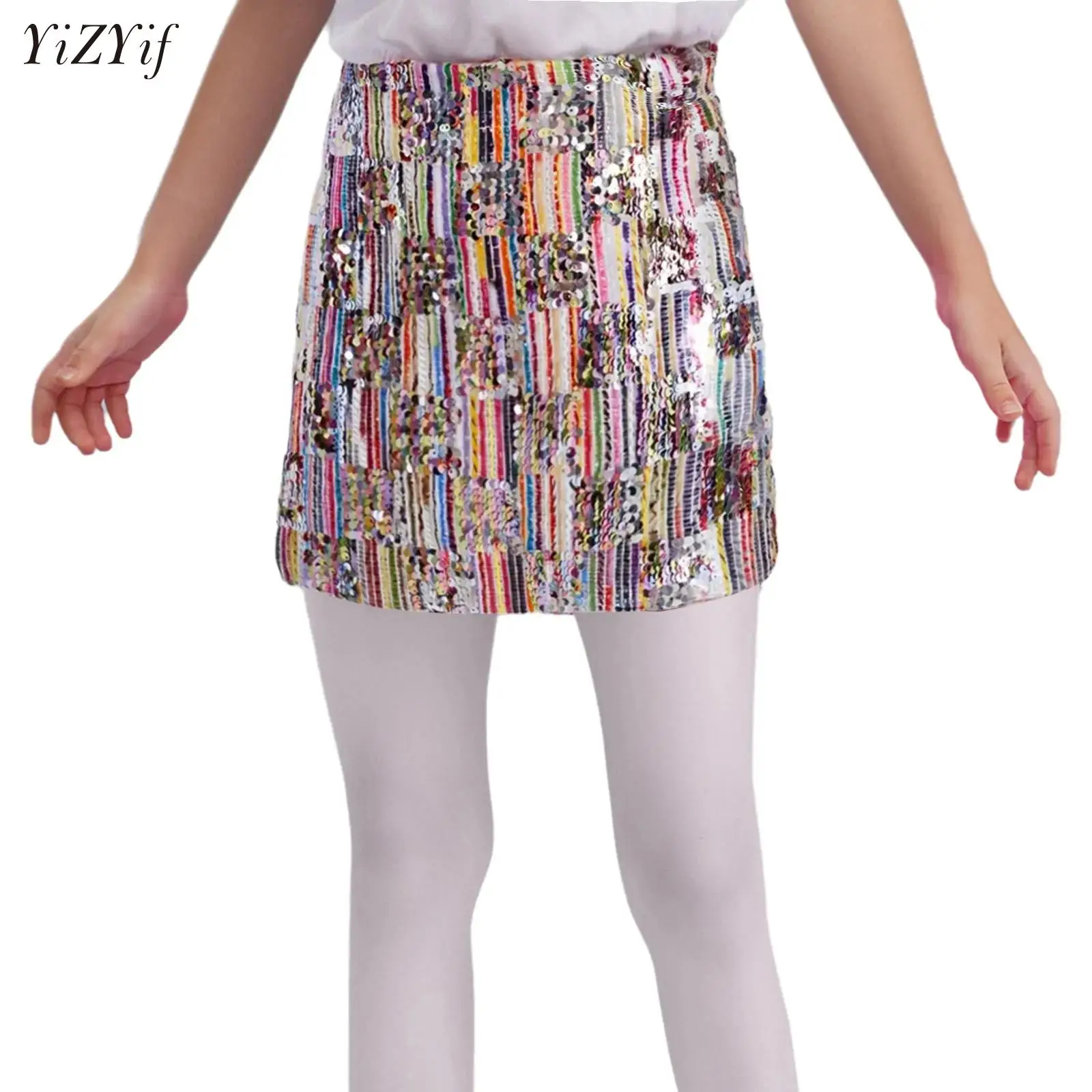 Children's Jazz Dance Costume Pleated Sparkling Sequins Skirt Stage Performance Ski Dance Skirt Girl Hip Hop Street Dancewear
Children's Jazz Dance Costume Pleated Sparkling Sequins Skirt Stage Performance Ski Dance Skirt Girl Hip Hop Street Dancewear
