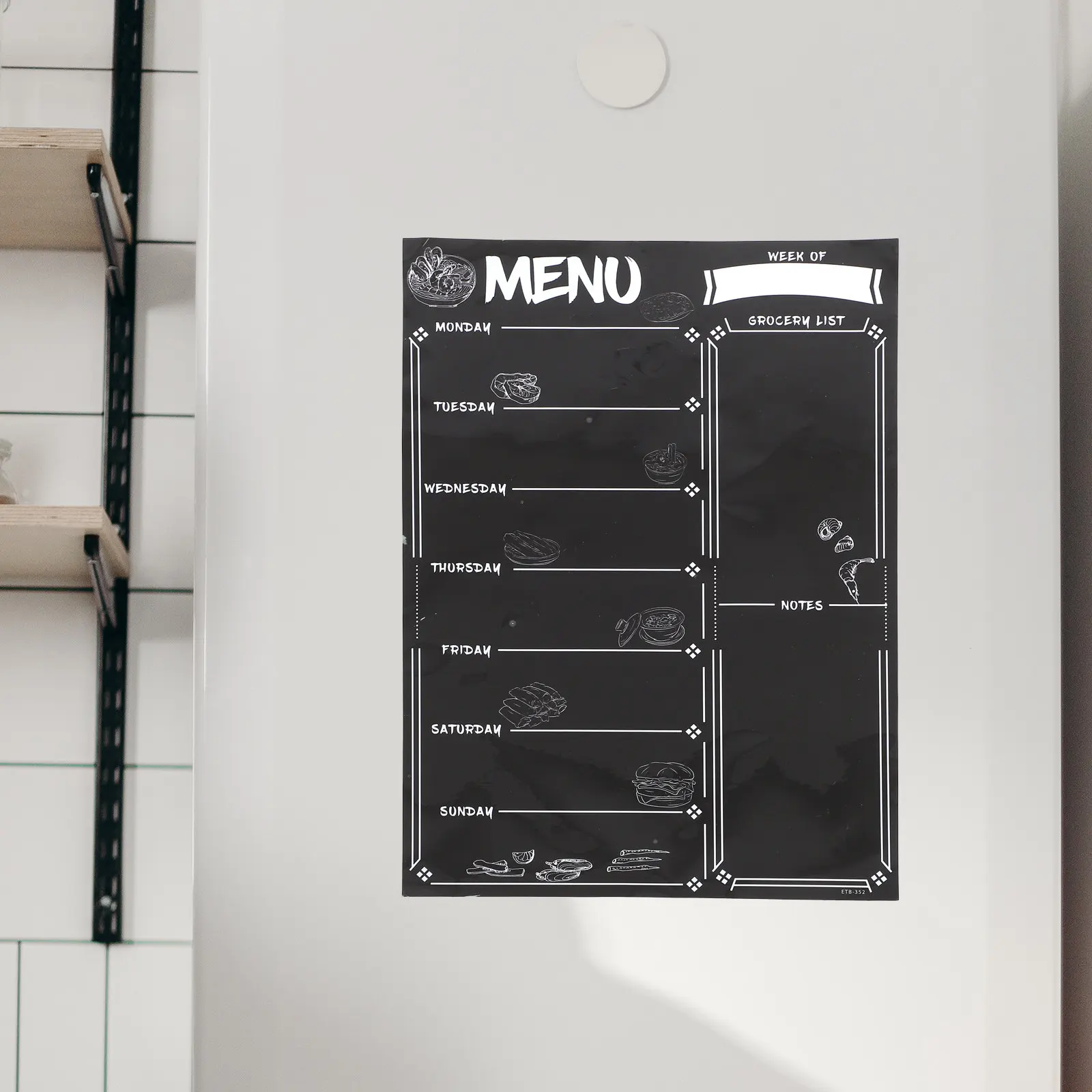 Magnetic Blackboard Sheet Kitchen Fridge Menu Board Reusable Dry Erase Board Smooth Surface Blackboard Sticker
Magnetic Blackboard Sheet Kitchen Fridge Menu Board Reusable Dry Erase Board Smooth Surface Blackboard Sticker