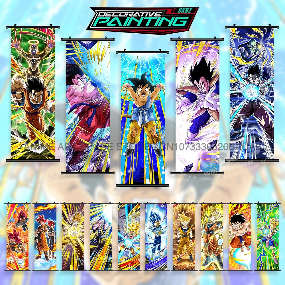 Dragon Ball GT Hanging Painting Super Saiyan Home Room Decor Goku Wall Art Gotenks Kakarot Scrolls Picture Anime Canvas Poster
Dragon Ball GT Hanging Painting Super Saiyan Home Room Decor Goku Wall Art Gotenks Kakarot Scrolls Picture Anime Canvas Poster