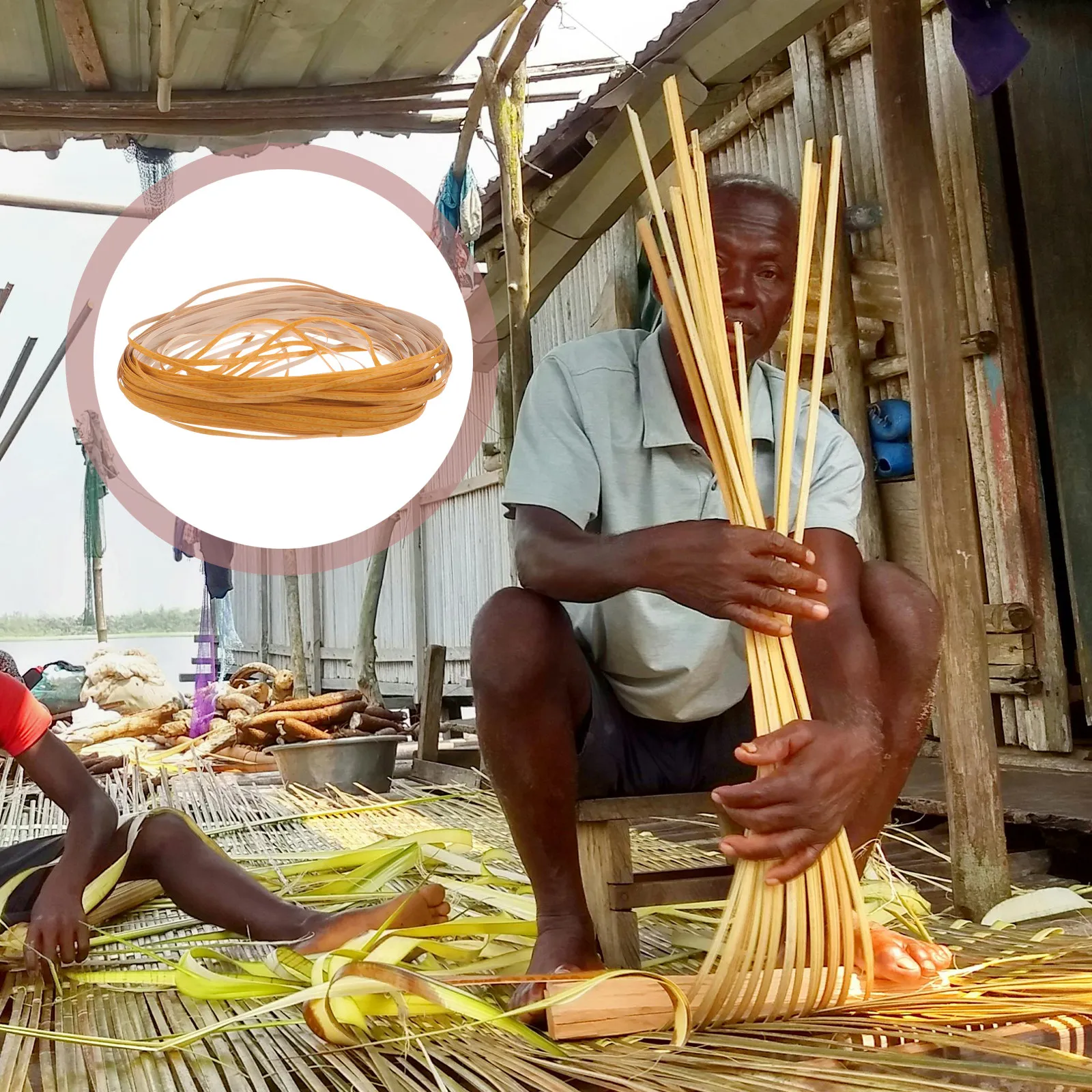 Plastic Rattan Strips Roll Woven Cane Material for Handicrafts Chair Caning Cabinet Decoration Fruit Bowl Coaster Bamboo Fan DIY
Plastic Rattan Strips Roll Woven Cane Material for Handicrafts Chair Caning Cabinet Decoration Fruit Bowl Coaster Bamboo Fan DIY