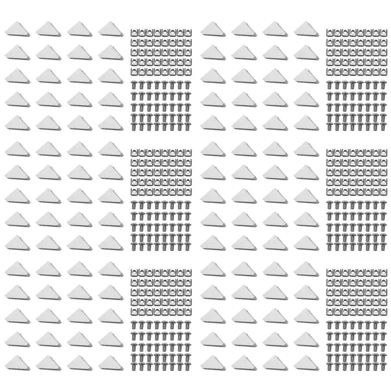 Комплект соединителей для алюминиевого профиля серии A84X-2020, 120 шт. угловых кронштейнов, 240 шт. гаек M5 x 10 мм для Т-образных пазов
Комплект соединителей для алюминиевого профиля серии A84X-2020, 120 шт. угловых кронштейнов, 240 шт. гаек M5 x 10 мм для Т-образных пазов