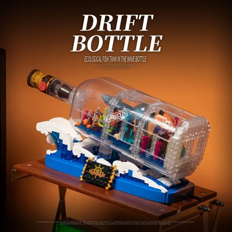 Children's Bottle Ecological Fish Tank Men and Women Assembled Drifting Bottle Kanagawa Wave Model Building Blocks
Children's Bottle Ecological Fish Tank Men and Women Assembled Drifting Bottle Kanagawa Wave Model Building Blocks