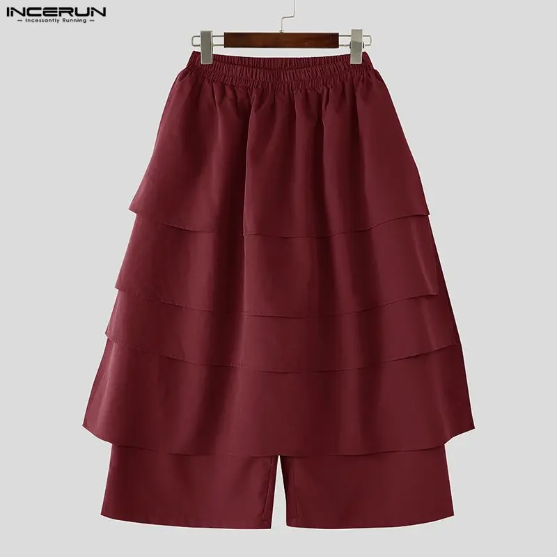 INCERUN Men Irregular Pants Solid 2026 Ruffle Elastic Waist Joggers Wide Leg Trousers Men Streetwear Loose Fashion Casual Pants
INCERUN Men Irregular Pants Solid 2026 Ruffle Elastic Waist Joggers Wide Leg Trousers Men Streetwear Loose Fashion Casual Pants