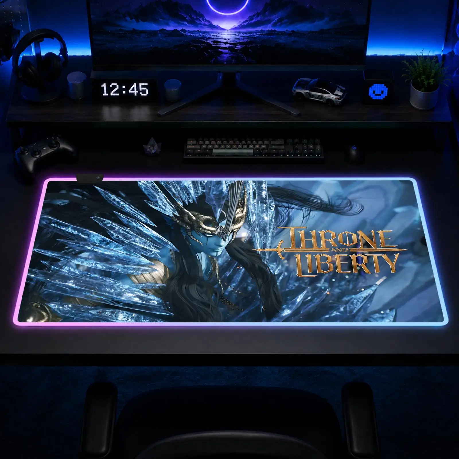 Throne and Liberty Mouse Pad Gaming Anime Mouse Pad XXL RGB Desk Mats LED Table Pads Backlit Rubber Desktop
Throne and Liberty Mouse Pad Gaming Anime Mouse Pad XXL RGB Desk Mats LED Table Pads Backlit Rubber Desktop