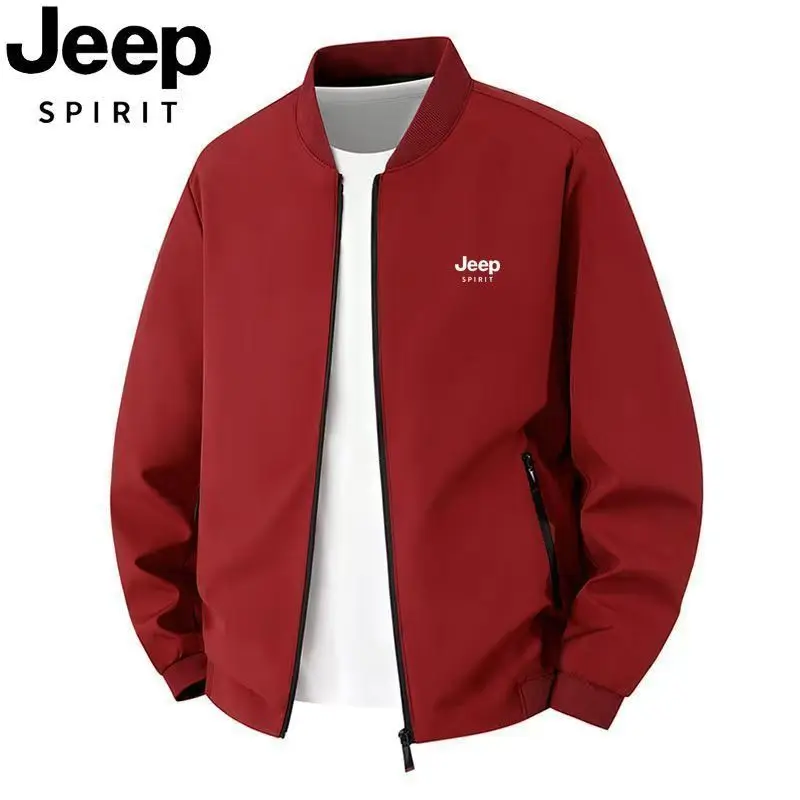 JEEP Spring and Autumn baseball collar jacket for men, a new pilot's casual and versatile jacket for middle-aged and young peopl
JEEP Spring and Autumn baseball collar jacket for men, a new pilot's casual and versatile jacket for middle-aged and young peopl