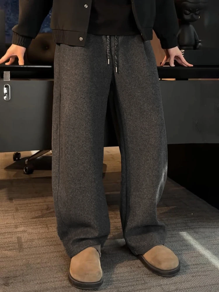 Мужские зимние повседневные брюки прямого кроя на флисовой подкладке в американском стиле, модные свободные брюки-трубы для молодежи
Мужские зимние повседневные брюки прямого кроя на флисовой подкладке в американском стиле, модные свободные брюки-трубы для молодежи