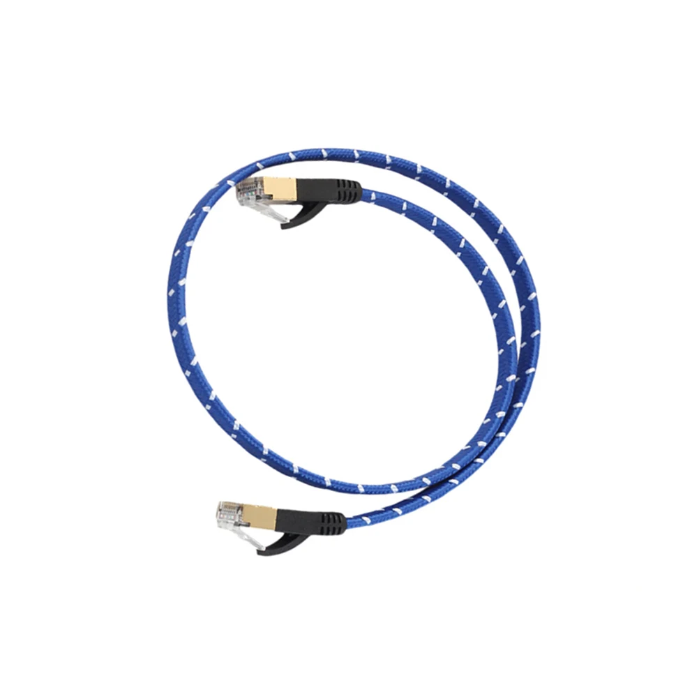 Premium 10 Gigabit Cat 7 Ethernet Cable Nylon Braided 3.3ft Connectors for LAN Network Modem Router PC Printers Box ADSL
Premium 10 Gigabit Cat 7 Ethernet Cable Nylon Braided 3.3ft Connectors for LAN Network Modem Router PC Printers Box ADSL