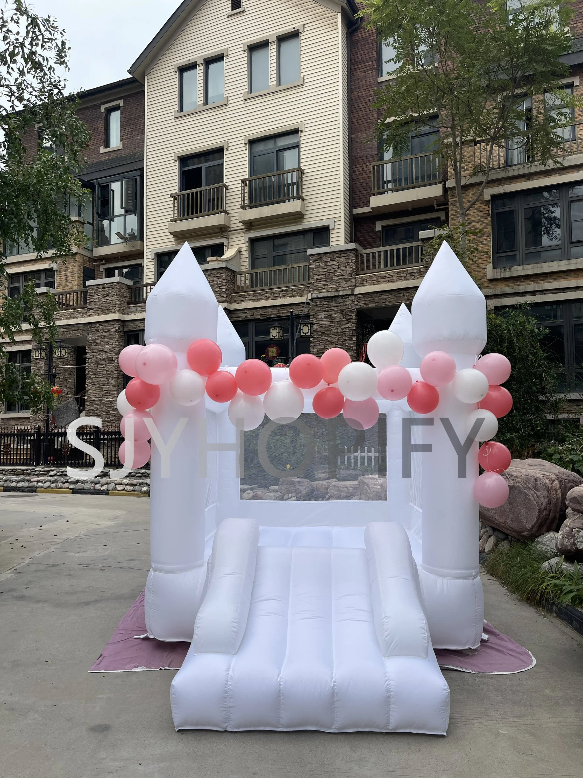 SJYHOPIFY White Bouncy House PVC /Oxford Mini Bouncy Castle Indoor Inflatable Bouncers For Jump Children 1-10
SJYHOPIFY White Bouncy House PVC /Oxford Mini Bouncy Castle Indoor Inflatable Bouncers For Jump Children 1-10