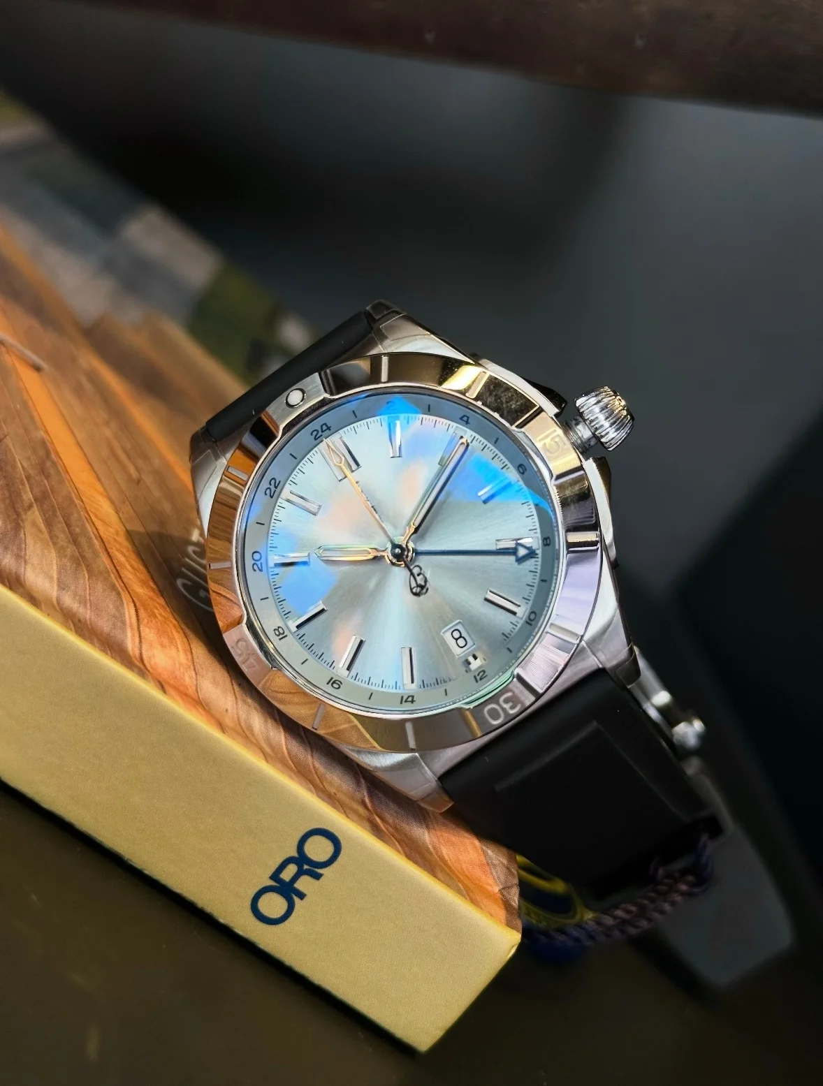 Men's Mechanical Watch, 46mm Large Dial, 4-Hand Mechanical, Multi-Function, with Date Display, Casual-Business Style
Men's Mechanical Watch, 46mm Large Dial, 4-Hand Mechanical, Multi-Function, with Date Display, Casual-Business Style