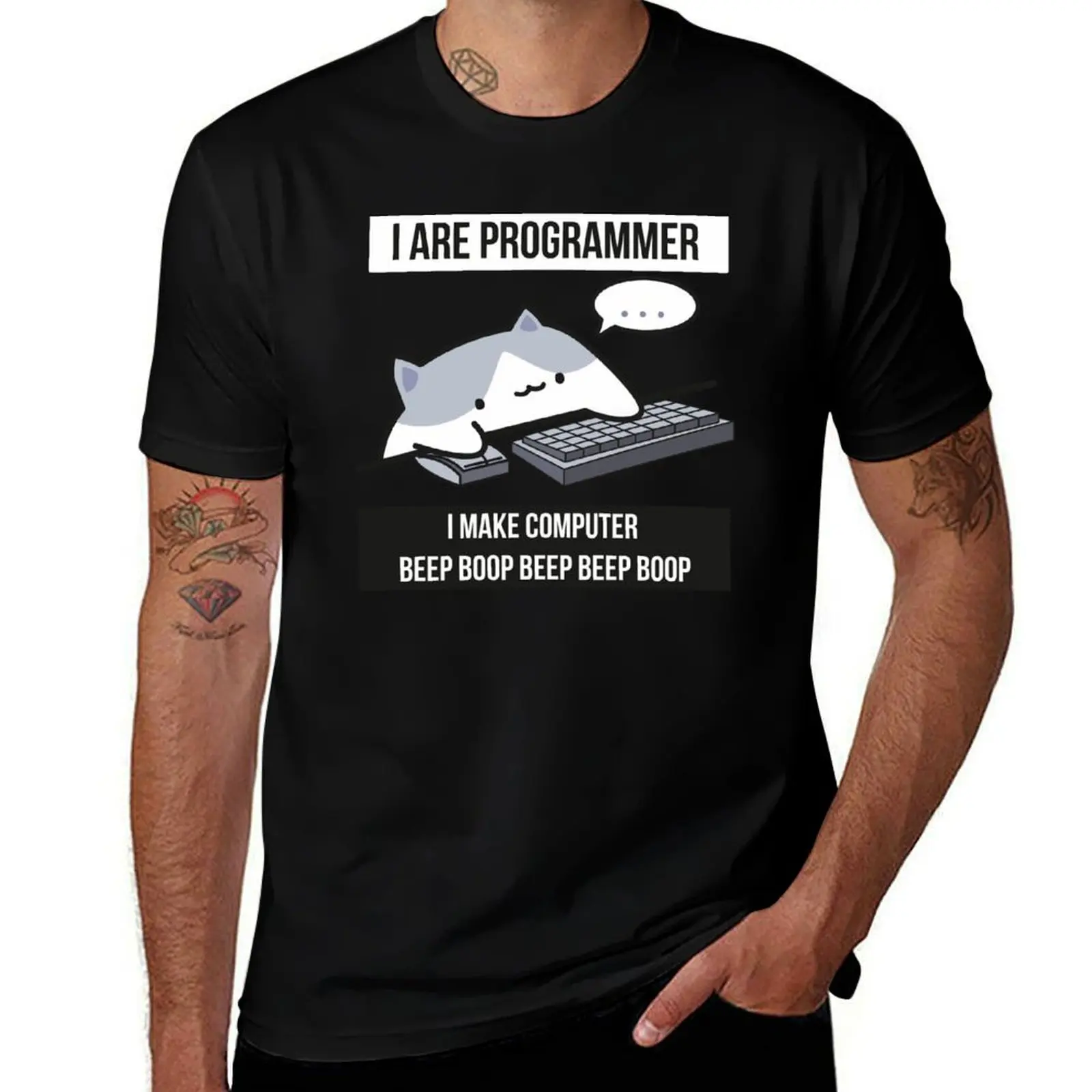 Cat programmer T-Shirt luxury clothing labubu topping fashion shirts hippie clothes men clothings
Cat programmer T-Shirt luxury clothing labubu topping fashion shirts hippie clothes men clothings