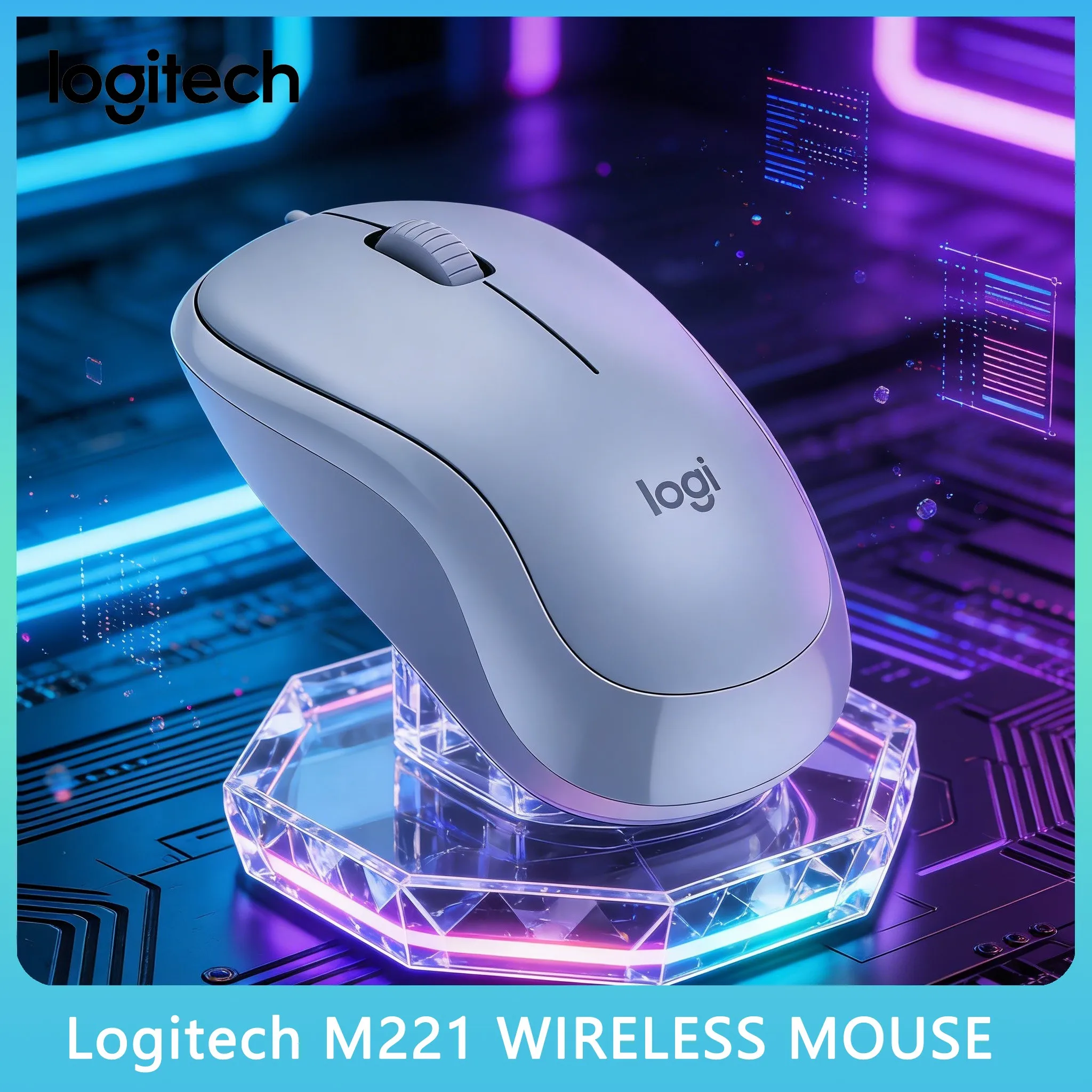 Comfortable Wireless Mouse: Logitech M221