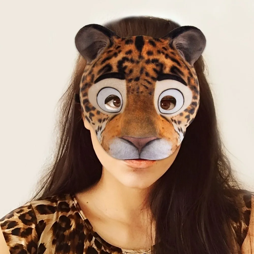Cute EVA Halloween Mask Leopard Half Face Animal Mask Cosplay Supplies Party Props Tiger Plush Mask Masquerade
Cute EVA Halloween Mask Leopard Half Face Animal Mask Cosplay Supplies Party Props Tiger Plush Mask Masquerade