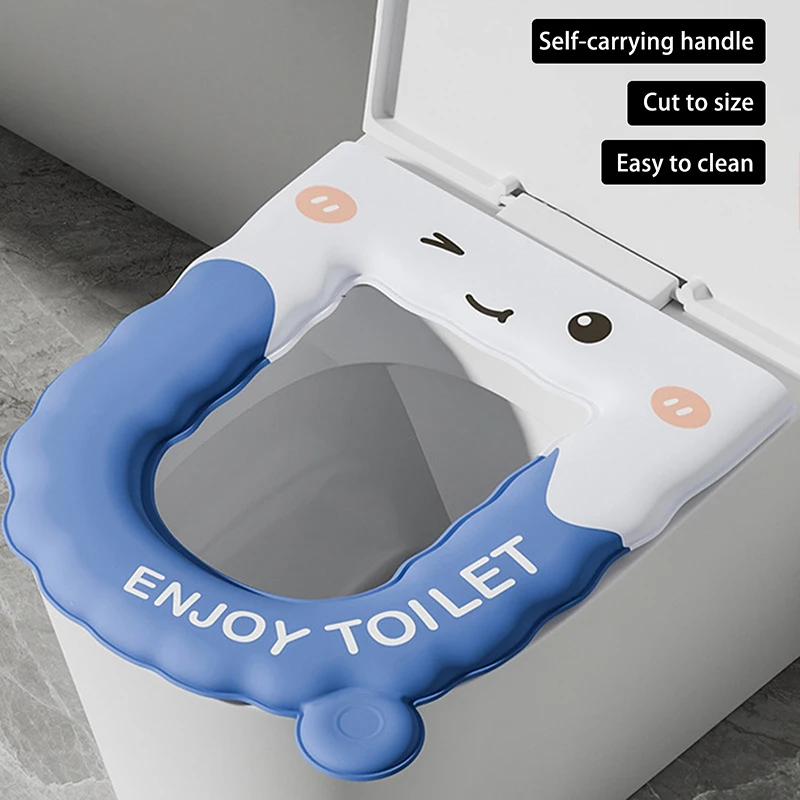 Reusable Waterproof Toilet Seat Cover Washable Cover Pads Non-Slip Toilet Seat Cover For Home Travel Use Bathroom Accessories
Reusable Waterproof Toilet Seat Cover Washable Cover Pads Non-Slip Toilet Seat Cover For Home Travel Use Bathroom Accessories