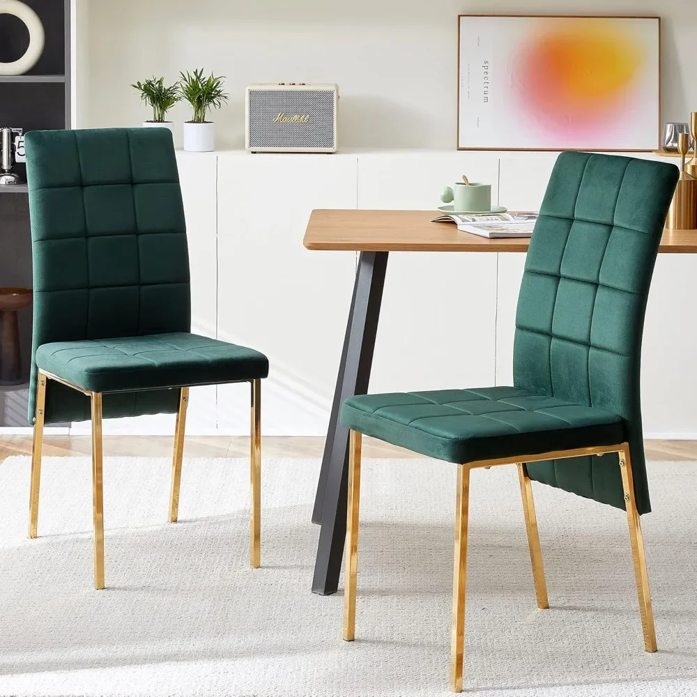 4-Piece Luxury Velvet Dining Chairs – High Back Armless Upholstered Chairs,Modern Accent Chairs for Kitchen,Dining & Living Room
4-Piece Luxury Velvet Dining Chairs – High Back Armless Upholstered Chairs,Modern Accent Chairs for Kitchen,Dining & Living Room